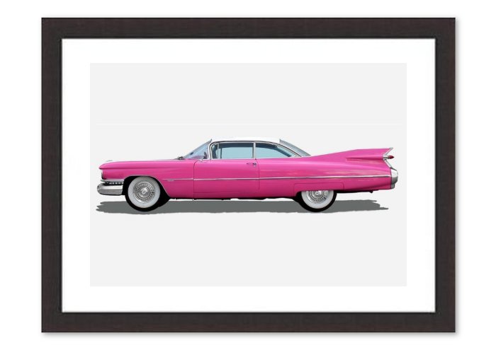 Cadillac Coupe Pink Oldtimer